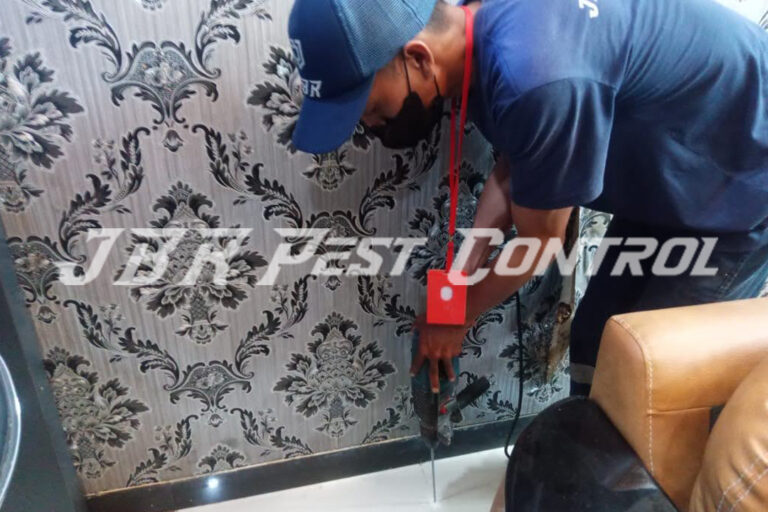 Jasa Anti Rayap Drill Injection di Cimanggis, Tapos, Depok